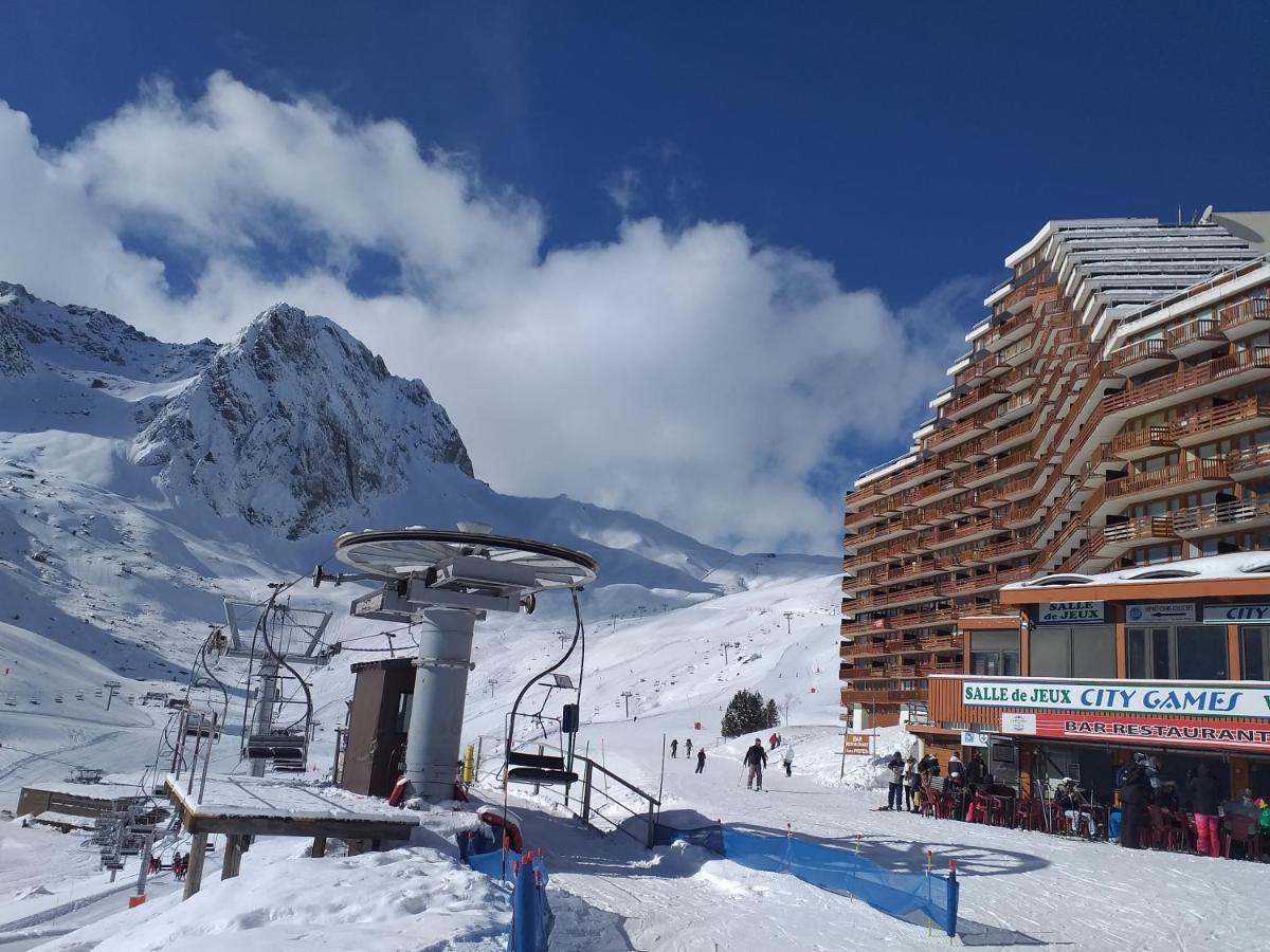 Studio En Pleine Montagne Avec Vue Sur Marmottes La Mongie Exteriör bild